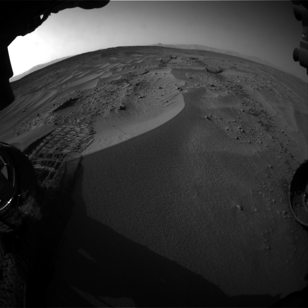 Nasa's Mars rover Curiosity acquired this image using its Front Hazard Avoidance Camera (Front Hazcam) on Sol 674, at drive 30, site number 38
