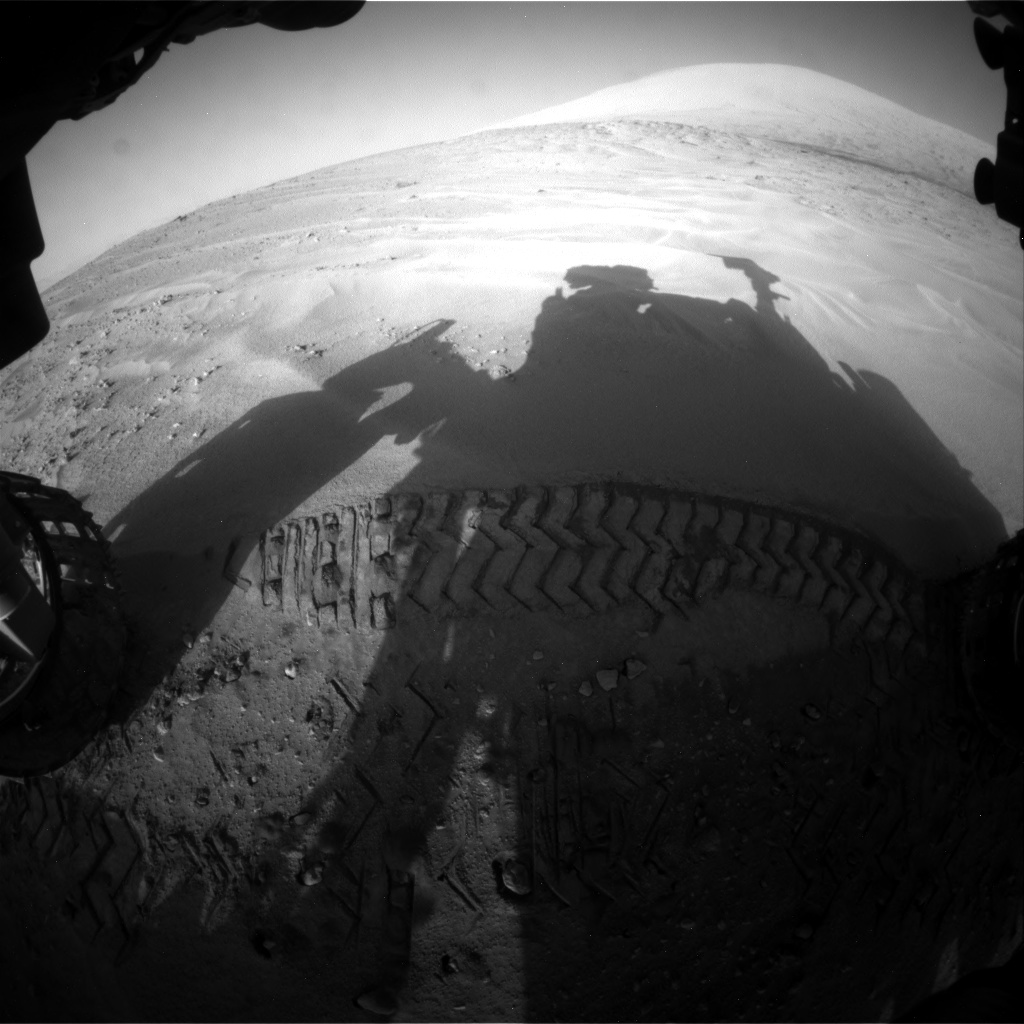 Nasa's Mars rover Curiosity acquired this image using its Front Hazard Avoidance Camera (Front Hazcam) on Sol 674, at drive 58, site number 38