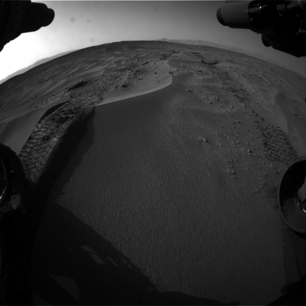 Nasa's Mars rover Curiosity acquired this image using its Front Hazard Avoidance Camera (Front Hazcam) on Sol 674, at drive 24, site number 38