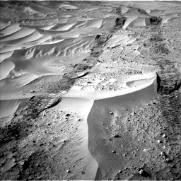 Nasa's Mars rover Curiosity acquired this image using its Left Navigation Camera on Sol 674, at drive 36, site number 38