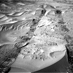 Nasa's Mars rover Curiosity acquired this image using its Left Navigation Camera on Sol 674, at drive 48, site number 38