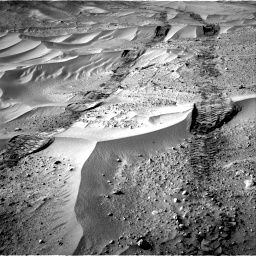 Nasa's Mars rover Curiosity acquired this image using its Right Navigation Camera on Sol 674, at drive 36, site number 38