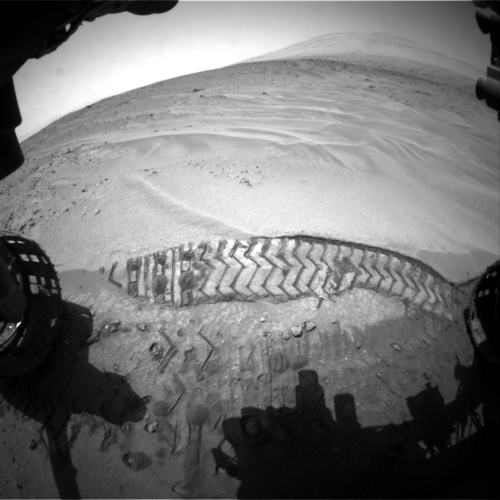 Nasa's Mars rover Curiosity acquired this image using its Front Hazard Avoidance Camera (Front Hazcam) on Sol 675, at drive 58, site number 38