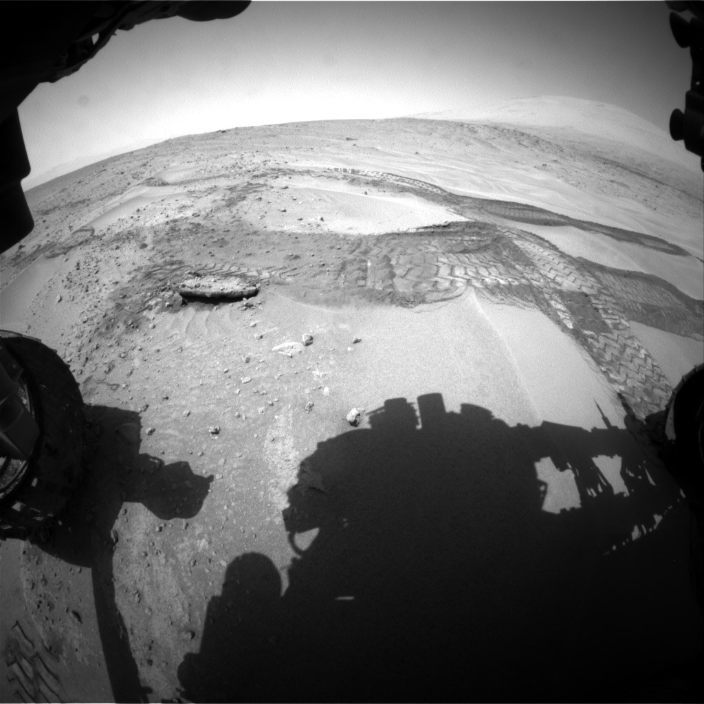 Nasa's Mars rover Curiosity acquired this image using its Front Hazard Avoidance Camera (Front Hazcam) on Sol 676, at drive 88, site number 38