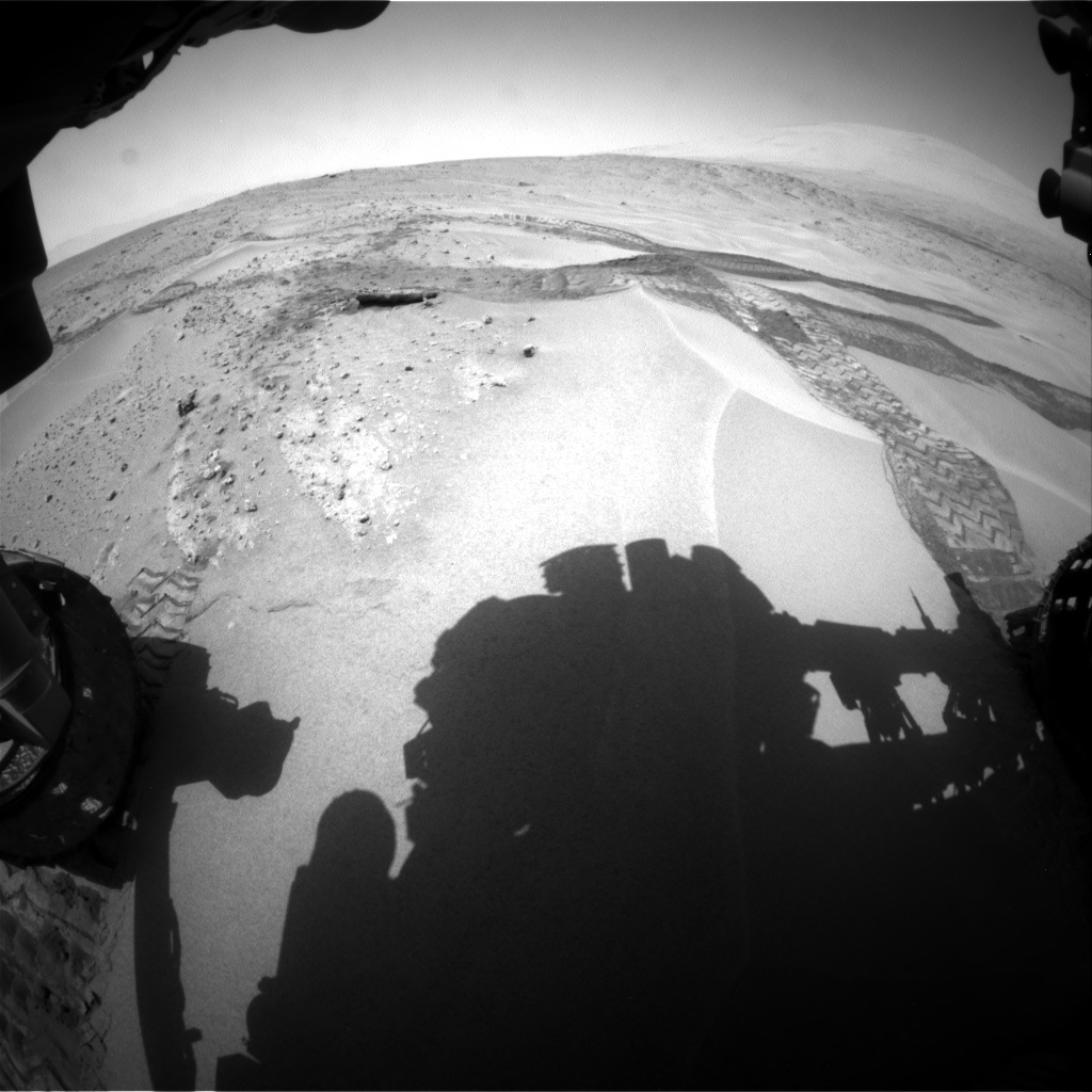 Nasa's Mars rover Curiosity acquired this image using its Front Hazard Avoidance Camera (Front Hazcam) on Sol 676, at drive 94, site number 38