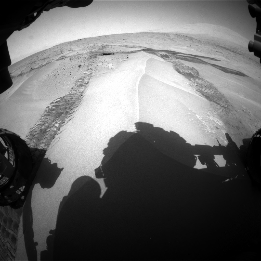 Nasa's Mars rover Curiosity acquired this image using its Front Hazard Avoidance Camera (Front Hazcam) on Sol 676, at drive 106, site number 38