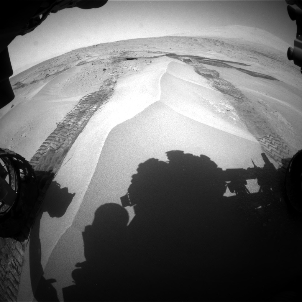 Nasa's Mars rover Curiosity acquired this image using its Front Hazard Avoidance Camera (Front Hazcam) on Sol 676, at drive 112, site number 38