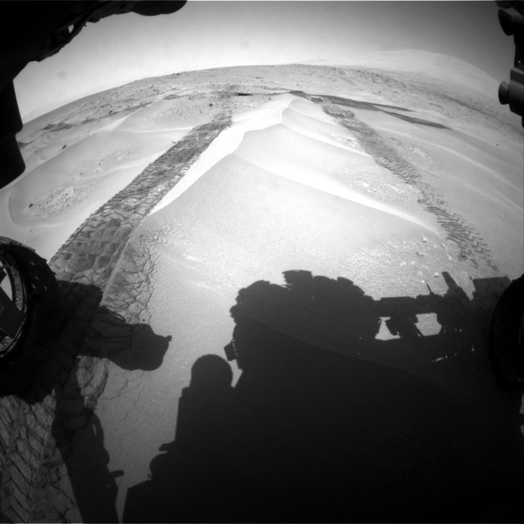 Nasa's Mars rover Curiosity acquired this image using its Front Hazard Avoidance Camera (Front Hazcam) on Sol 676, at drive 124, site number 38