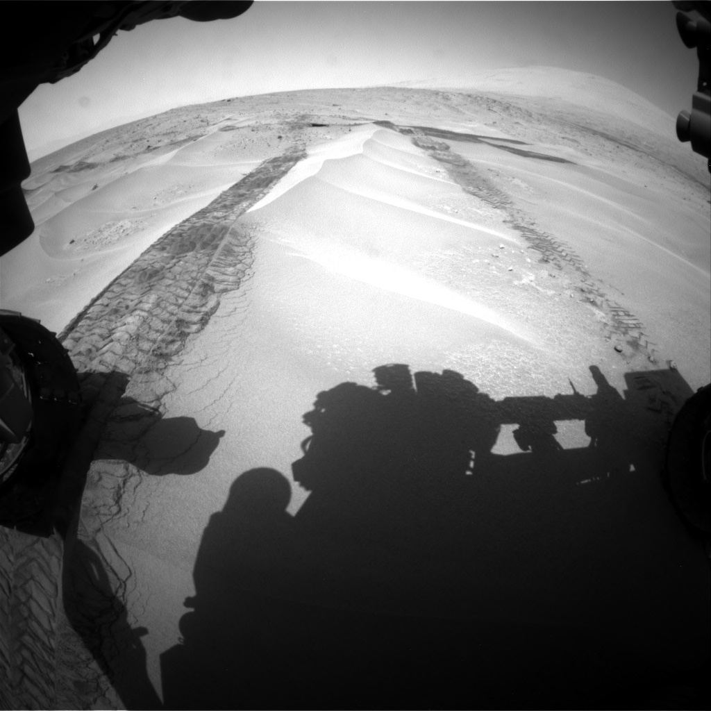 Nasa's Mars rover Curiosity acquired this image using its Front Hazard Avoidance Camera (Front Hazcam) on Sol 676, at drive 130, site number 38