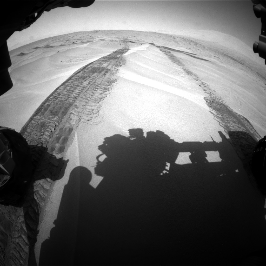 Nasa's Mars rover Curiosity acquired this image using its Front Hazard Avoidance Camera (Front Hazcam) on Sol 676, at drive 148, site number 38
