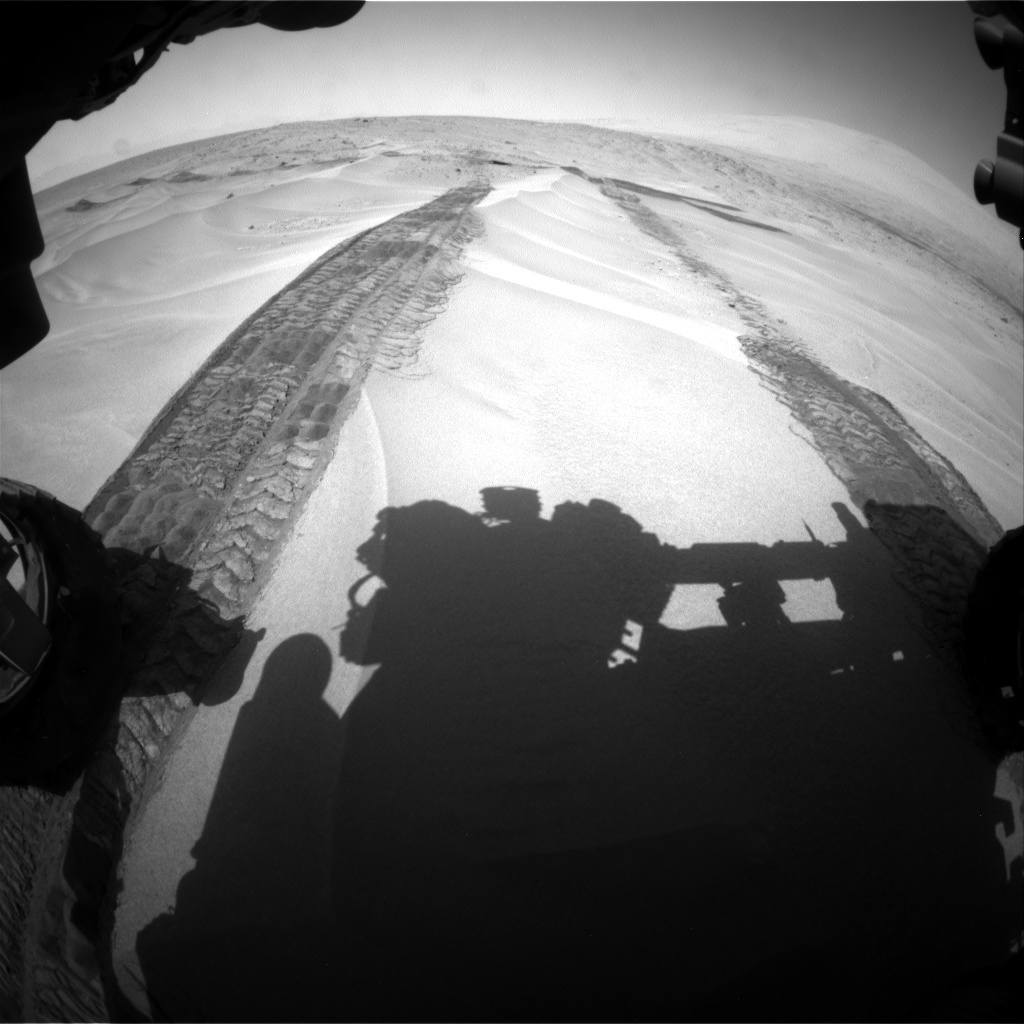 Nasa's Mars rover Curiosity acquired this image using its Front Hazard Avoidance Camera (Front Hazcam) on Sol 676, at drive 154, site number 38