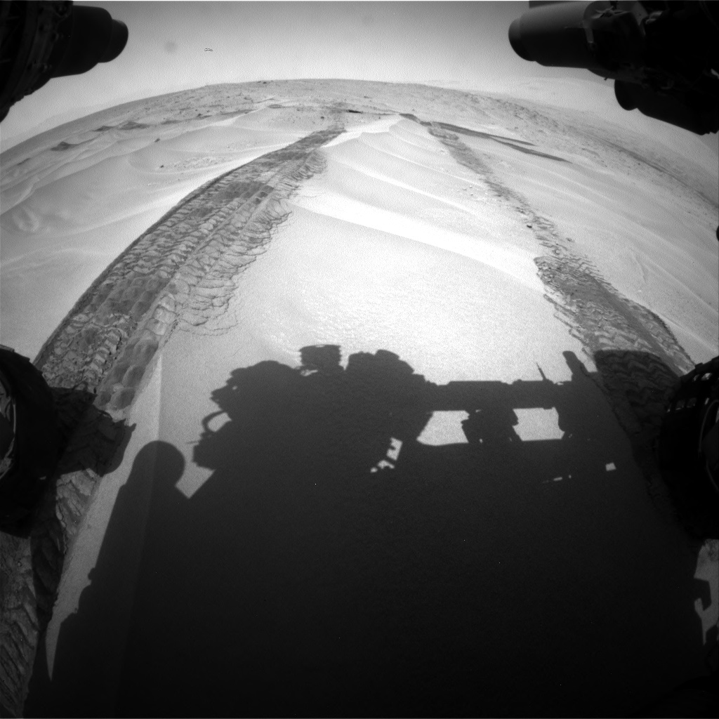 Nasa's Mars rover Curiosity acquired this image using its Front Hazard Avoidance Camera (Front Hazcam) on Sol 676, at drive 148, site number 38