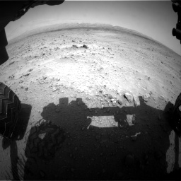 Nasa's Mars rover Curiosity acquired this image using its Front Hazard Avoidance Camera (Front Hazcam) on Sol 677, at drive 334, site number 38