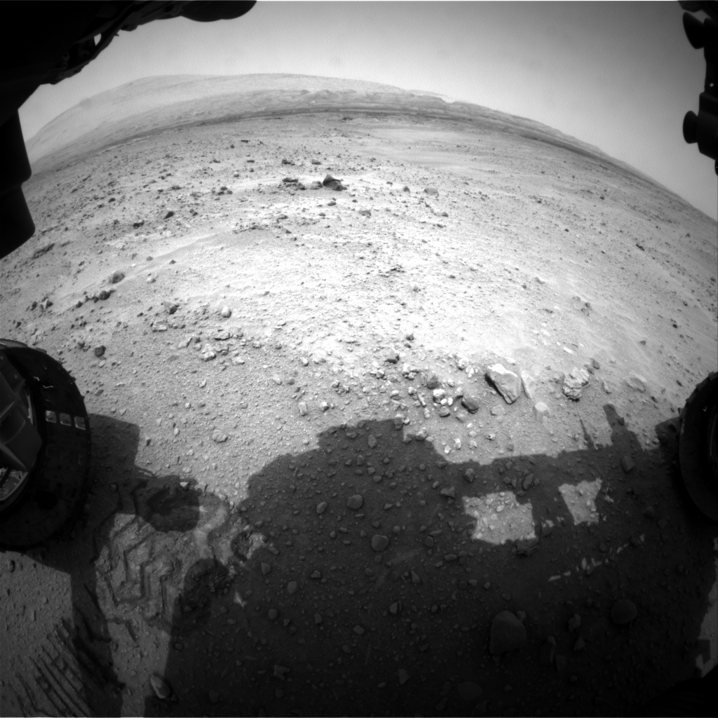 Nasa's Mars rover Curiosity acquired this image using its Front Hazard Avoidance Camera (Front Hazcam) on Sol 678, at drive 338, site number 38