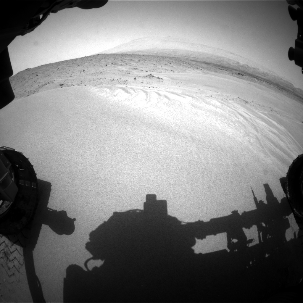 Nasa's Mars rover Curiosity acquired this image using its Front Hazard Avoidance Camera (Front Hazcam) on Sol 683, at drive 864, site number 38