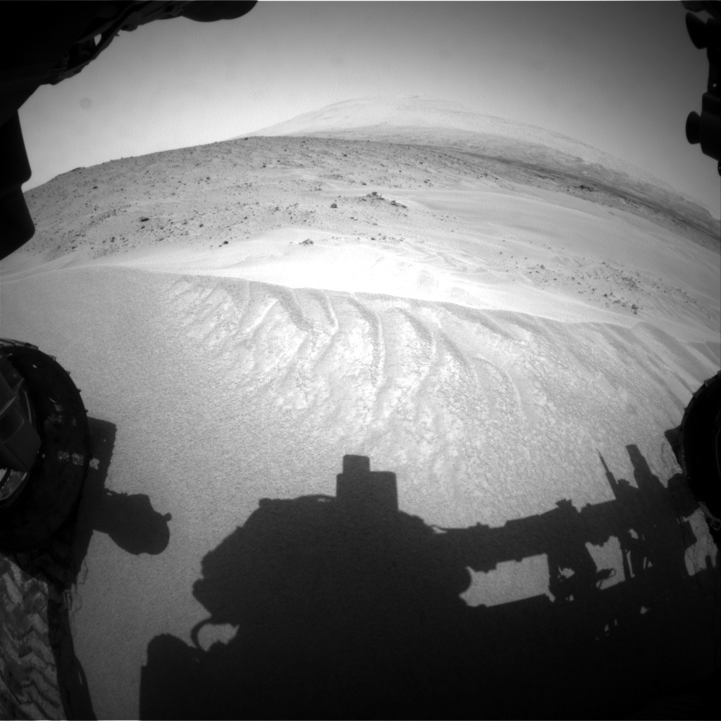 Nasa's Mars rover Curiosity acquired this image using its Front Hazard Avoidance Camera (Front Hazcam) on Sol 683, at drive 876, site number 38