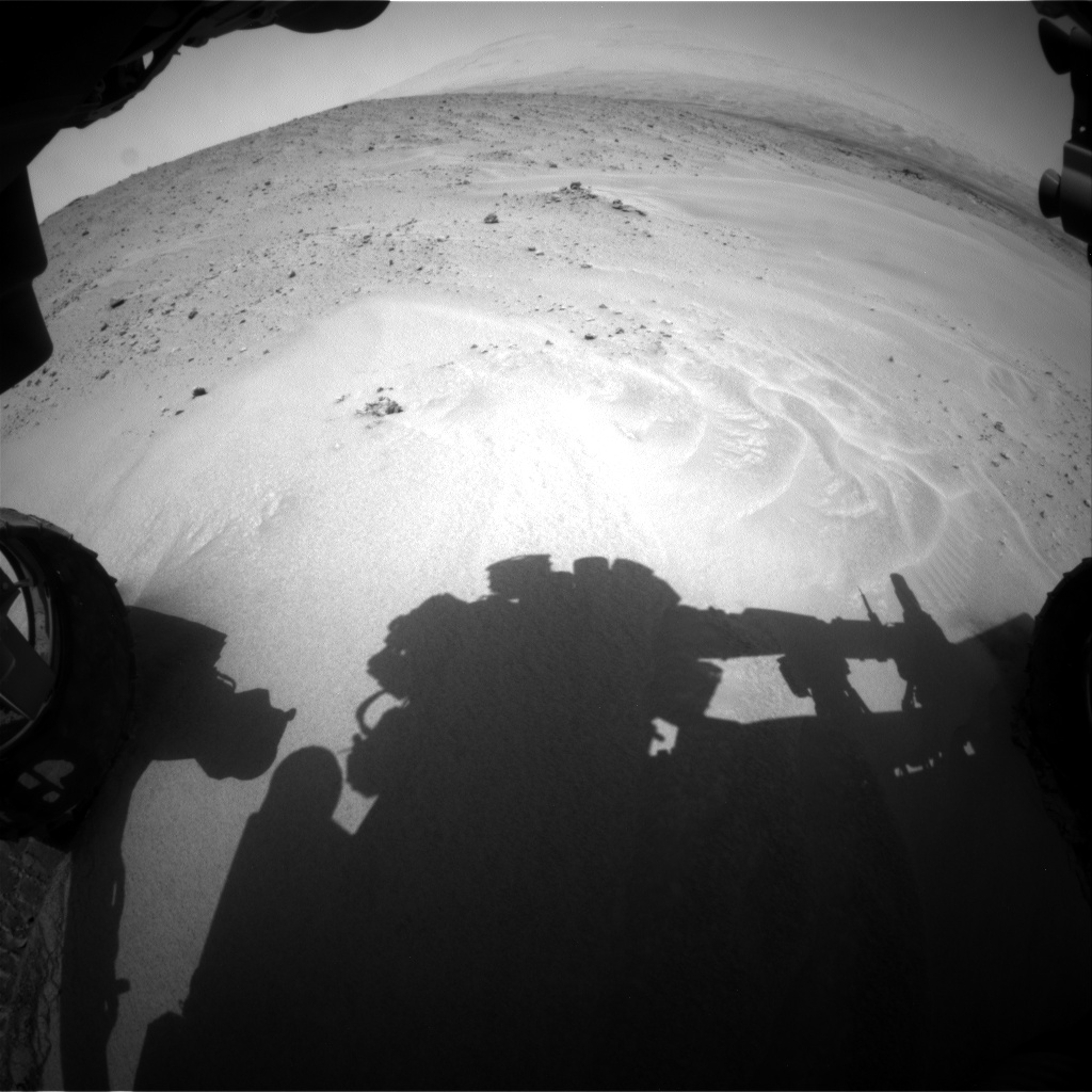 Nasa's Mars rover Curiosity acquired this image using its Front Hazard Avoidance Camera (Front Hazcam) on Sol 683, at drive 906, site number 38