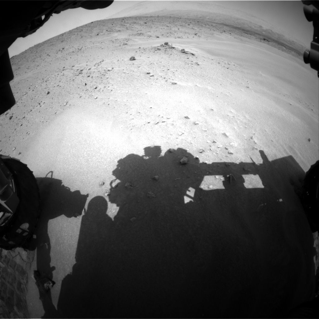 Nasa's Mars rover Curiosity acquired this image using its Front Hazard Avoidance Camera (Front Hazcam) on Sol 683, at drive 924, site number 38