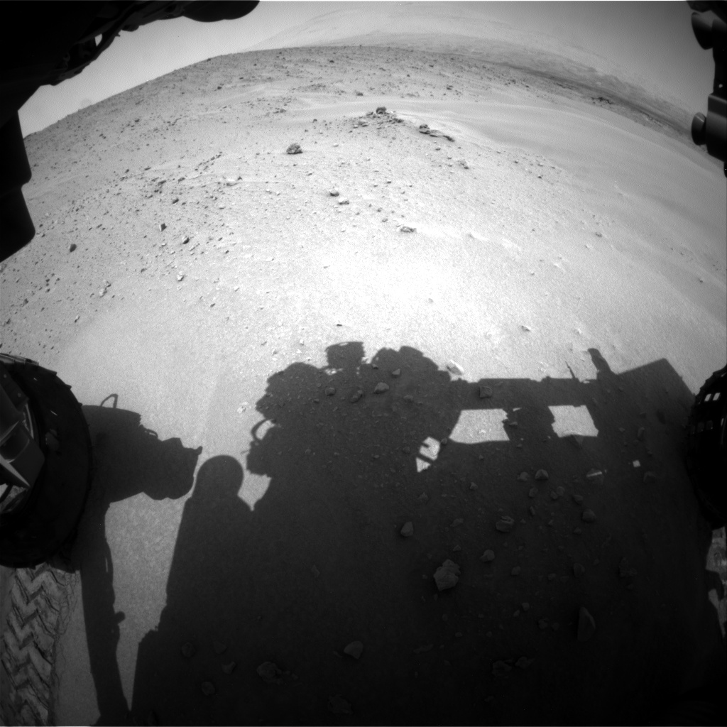 Nasa's Mars rover Curiosity acquired this image using its Front Hazard Avoidance Camera (Front Hazcam) on Sol 683, at drive 930, site number 38
