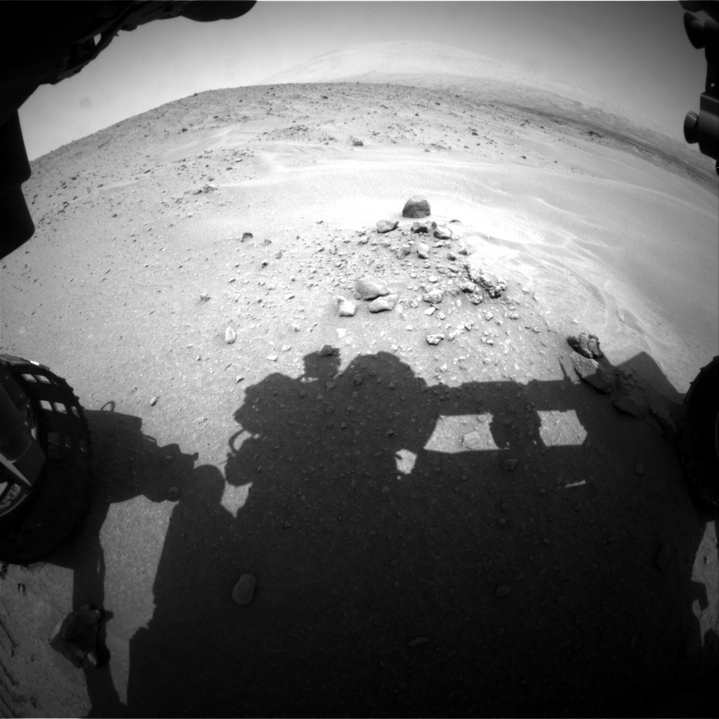 Nasa's Mars rover Curiosity acquired this image using its Front Hazard Avoidance Camera (Front Hazcam) on Sol 683, at drive 972, site number 38