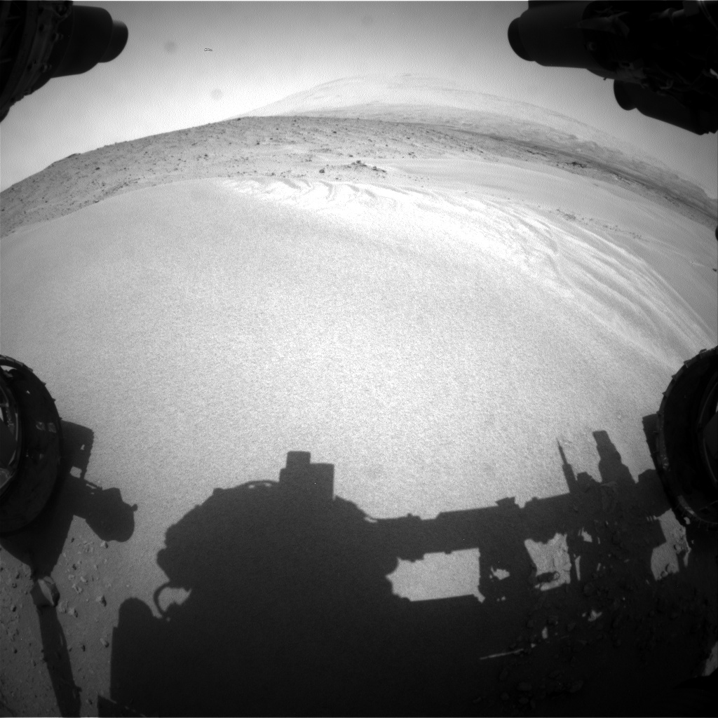 Nasa's Mars rover Curiosity acquired this image using its Front Hazard Avoidance Camera (Front Hazcam) on Sol 683, at drive 858, site number 38