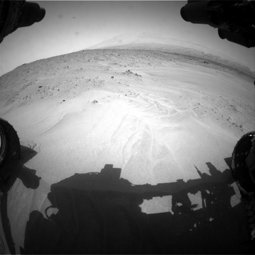 Nasa's Mars rover Curiosity acquired this image using its Front Hazard Avoidance Camera (Front Hazcam) on Sol 683, at drive 888, site number 38
