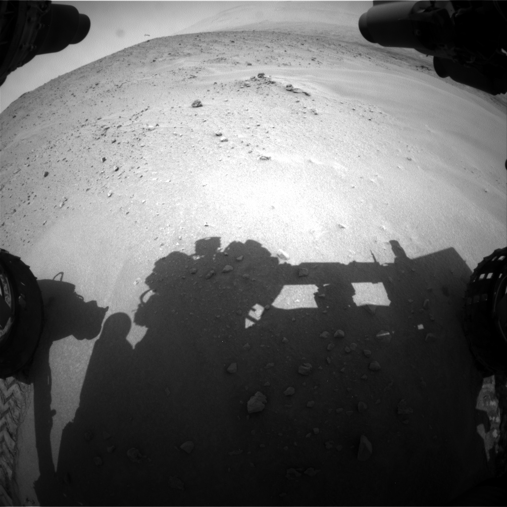 Nasa's Mars rover Curiosity acquired this image using its Front Hazard Avoidance Camera (Front Hazcam) on Sol 683, at drive 930, site number 38