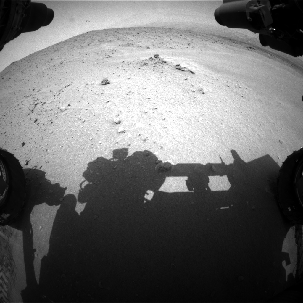 Nasa's Mars rover Curiosity acquired this image using its Front Hazard Avoidance Camera (Front Hazcam) on Sol 683, at drive 942, site number 38