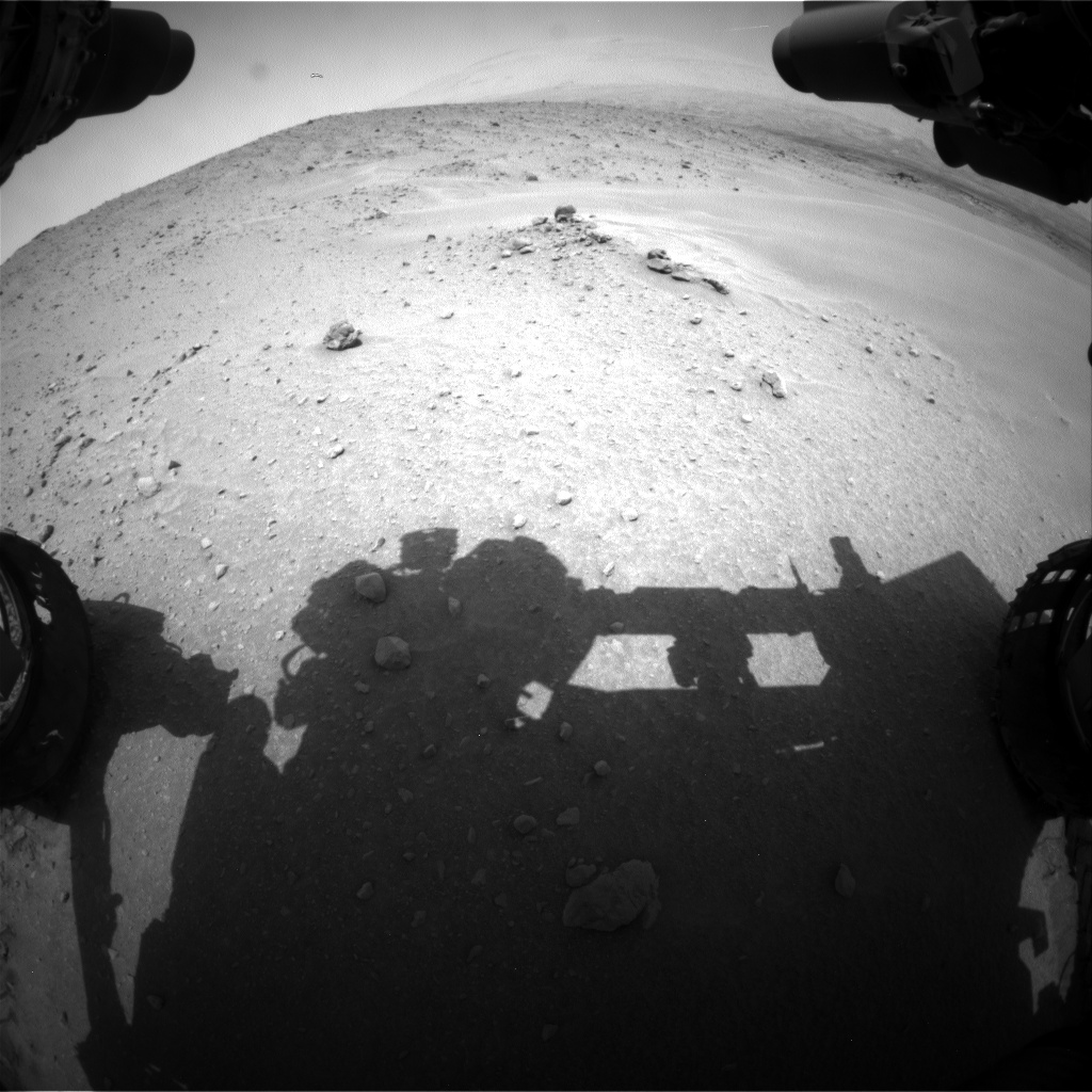 Nasa's Mars rover Curiosity acquired this image using its Front Hazard Avoidance Camera (Front Hazcam) on Sol 683, at drive 948, site number 38