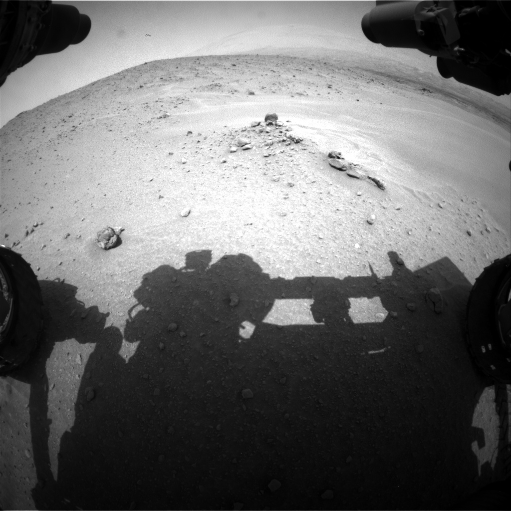 Nasa's Mars rover Curiosity acquired this image using its Front Hazard Avoidance Camera (Front Hazcam) on Sol 683, at drive 960, site number 38