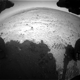 Nasa's Mars rover Curiosity acquired this image using its Front Hazard Avoidance Camera (Front Hazcam) on Sol 683, at drive 1206, site number 38