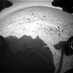 Nasa's Mars rover Curiosity acquired this image using its Front Hazard Avoidance Camera (Front Hazcam) on Sol 683, at drive 1218, site number 38