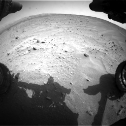 Nasa's Mars rover Curiosity acquired this image using its Front Hazard Avoidance Camera (Front Hazcam) on Sol 683, at drive 1248, site number 38