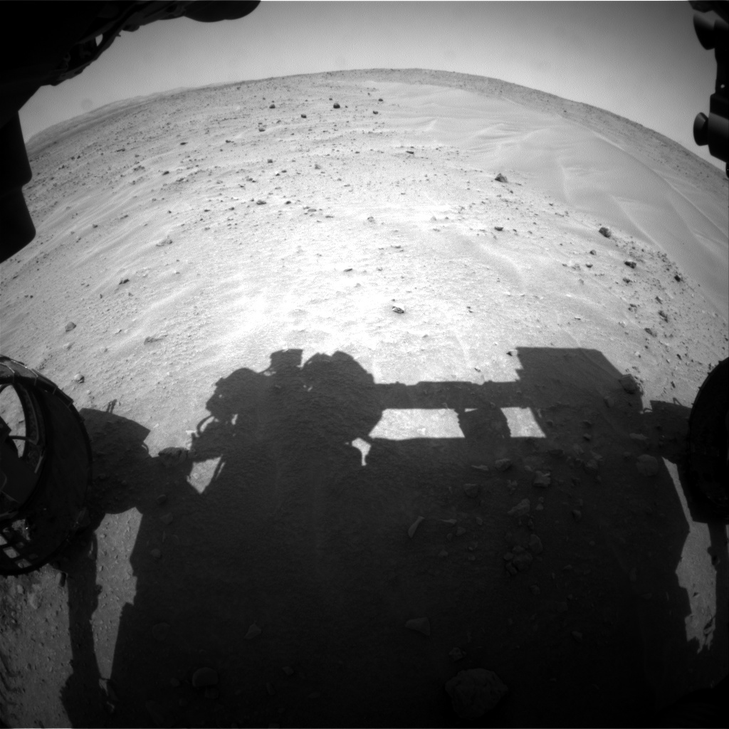 Nasa's Mars rover Curiosity acquired this image using its Front Hazard Avoidance Camera (Front Hazcam) on Sol 685, at drive 1266, site number 38