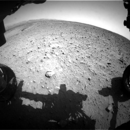 Nasa's Mars rover Curiosity acquired this image using its Front Hazard Avoidance Camera (Front Hazcam) on Sol 685, at drive 1638, site number 38
