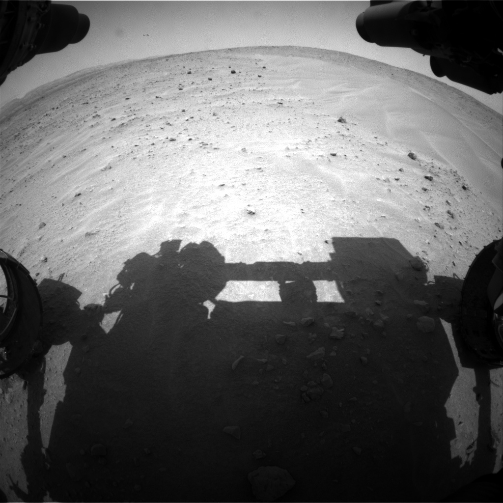 Nasa's Mars rover Curiosity acquired this image using its Front Hazard Avoidance Camera (Front Hazcam) on Sol 685, at drive 1266, site number 38