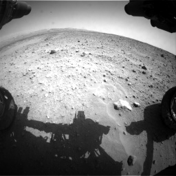 Nasa's Mars rover Curiosity acquired this image using its Front Hazard Avoidance Camera (Front Hazcam) on Sol 685, at drive 1572, site number 38