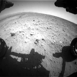 Nasa's Mars rover Curiosity acquired this image using its Front Hazard Avoidance Camera (Front Hazcam) on Sol 685, at drive 1590, site number 38