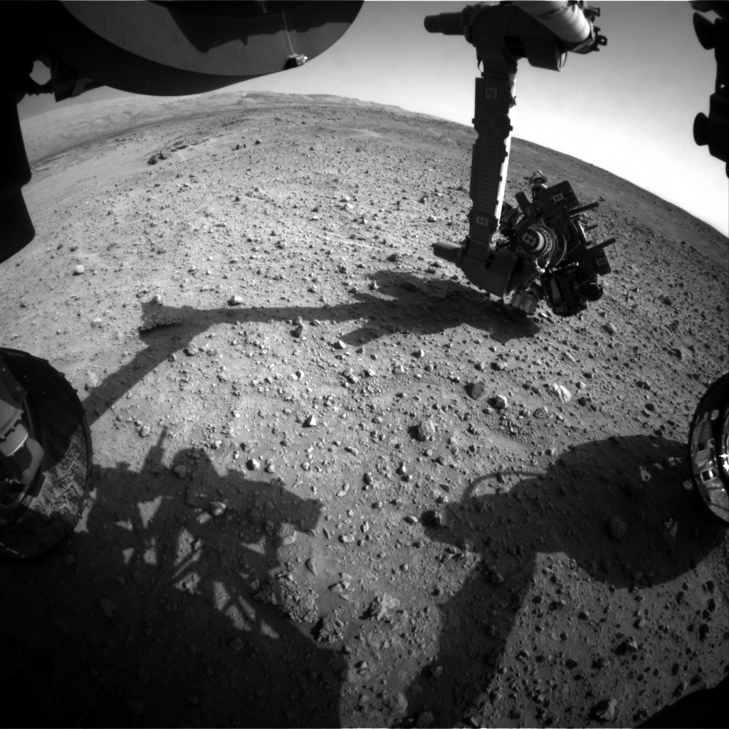 Nasa's Mars rover Curiosity acquired this image using its Front Hazard Avoidance Camera (Front Hazcam) on Sol 687, at drive 0, site number 39