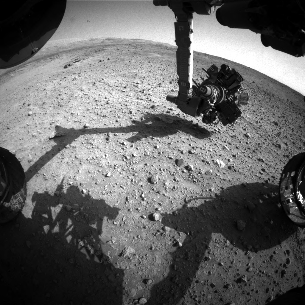 Nasa's Mars rover Curiosity acquired this image using its Front Hazard Avoidance Camera (Front Hazcam) on Sol 687, at drive 0, site number 39