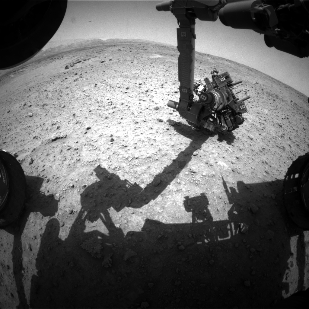 Nasa's Mars rover Curiosity acquired this image using its Front Hazard Avoidance Camera (Front Hazcam) on Sol 688, at drive 0, site number 39