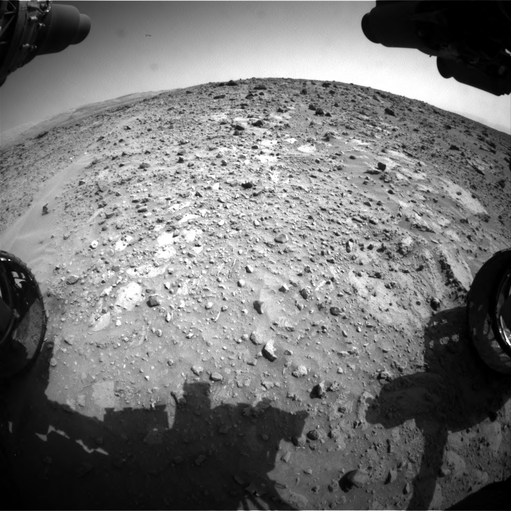 Nasa's Mars rover Curiosity acquired this image using its Front Hazard Avoidance Camera (Front Hazcam) on Sol 688, at drive 444, site number 39
