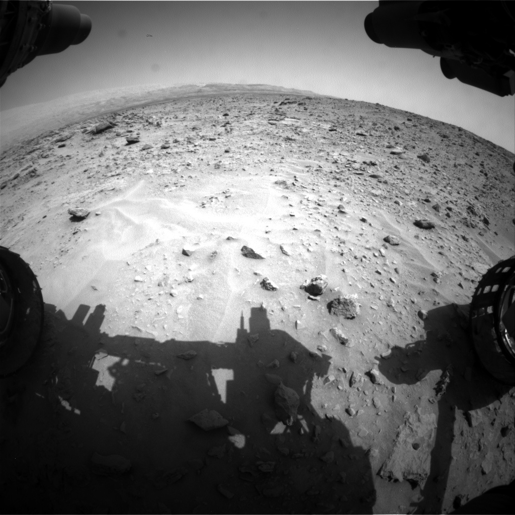 Nasa's Mars rover Curiosity acquired this image using its Front Hazard Avoidance Camera (Front Hazcam) on Sol 689, at drive 516, site number 39