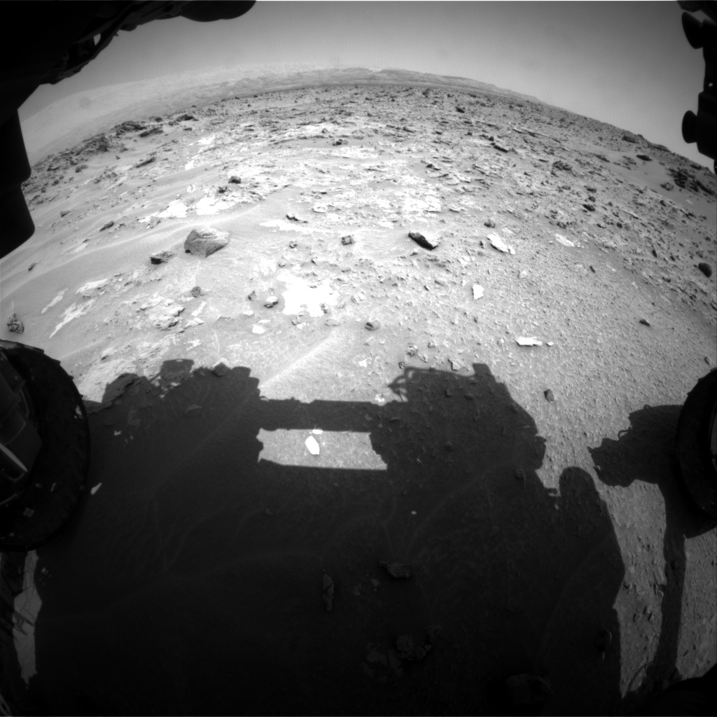 Nasa's Mars rover Curiosity acquired this image using its Front Hazard Avoidance Camera (Front Hazcam) on Sol 690, at drive 612, site number 39