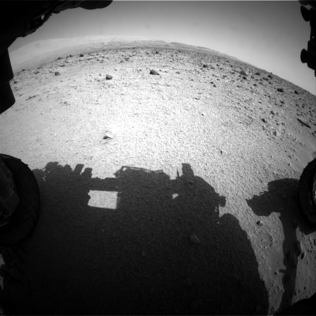 Nasa's Mars rover Curiosity acquired this image using its Front Hazard Avoidance Camera (Front Hazcam) on Sol 690, at drive 726, site number 39