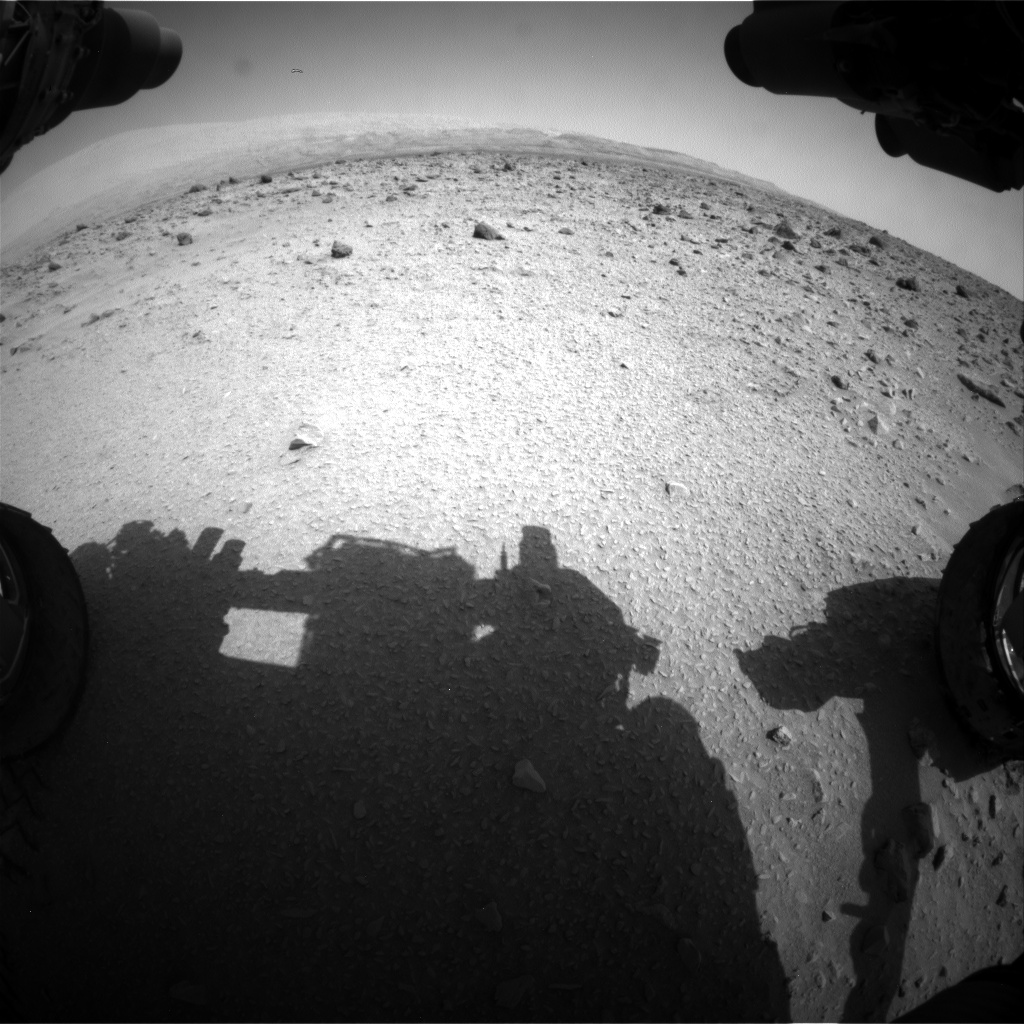 Nasa's Mars rover Curiosity acquired this image using its Front Hazard Avoidance Camera (Front Hazcam) on Sol 690, at drive 726, site number 39