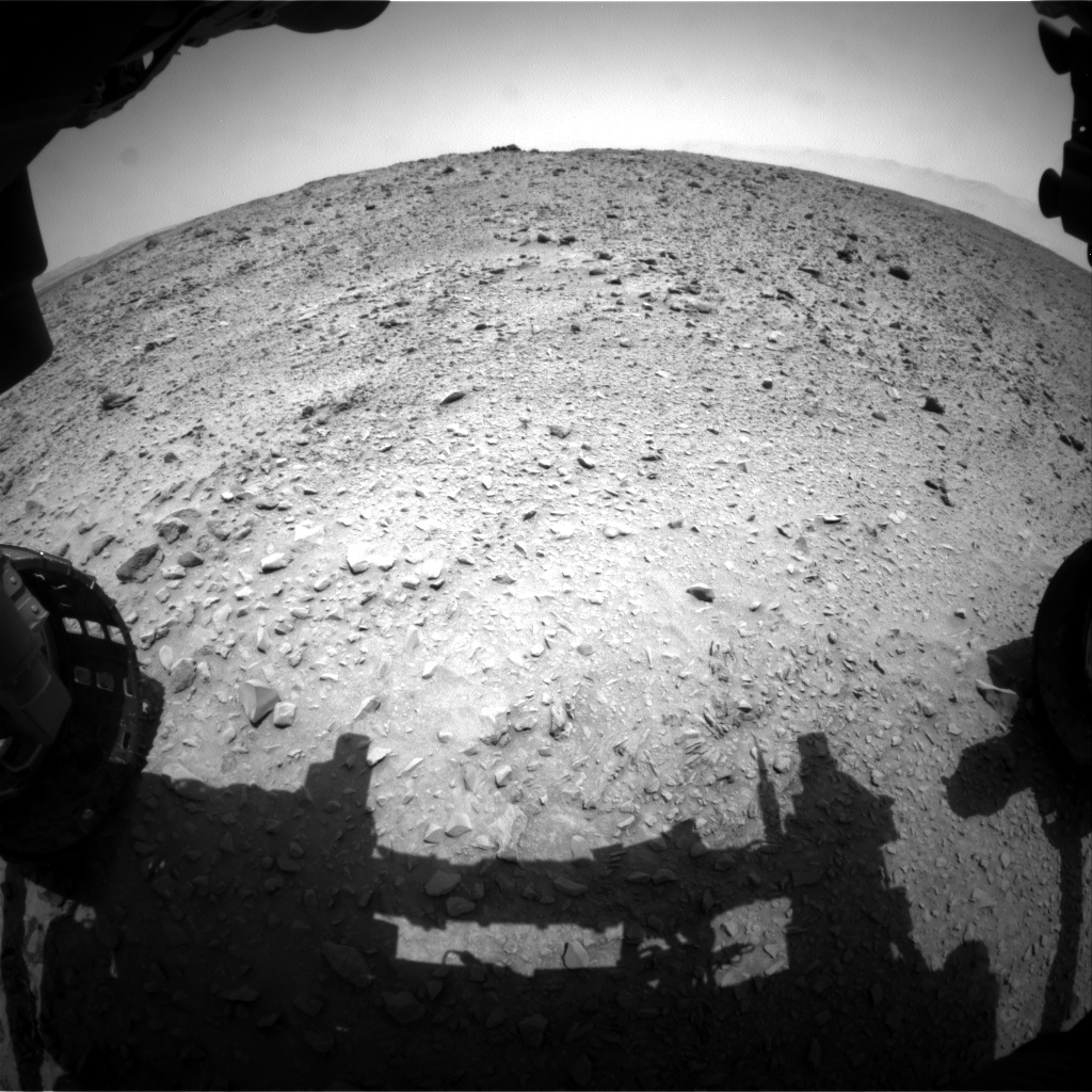 Nasa's Mars rover Curiosity acquired this image using its Front Hazard Avoidance Camera (Front Hazcam) on Sol 692, at drive 924, site number 39