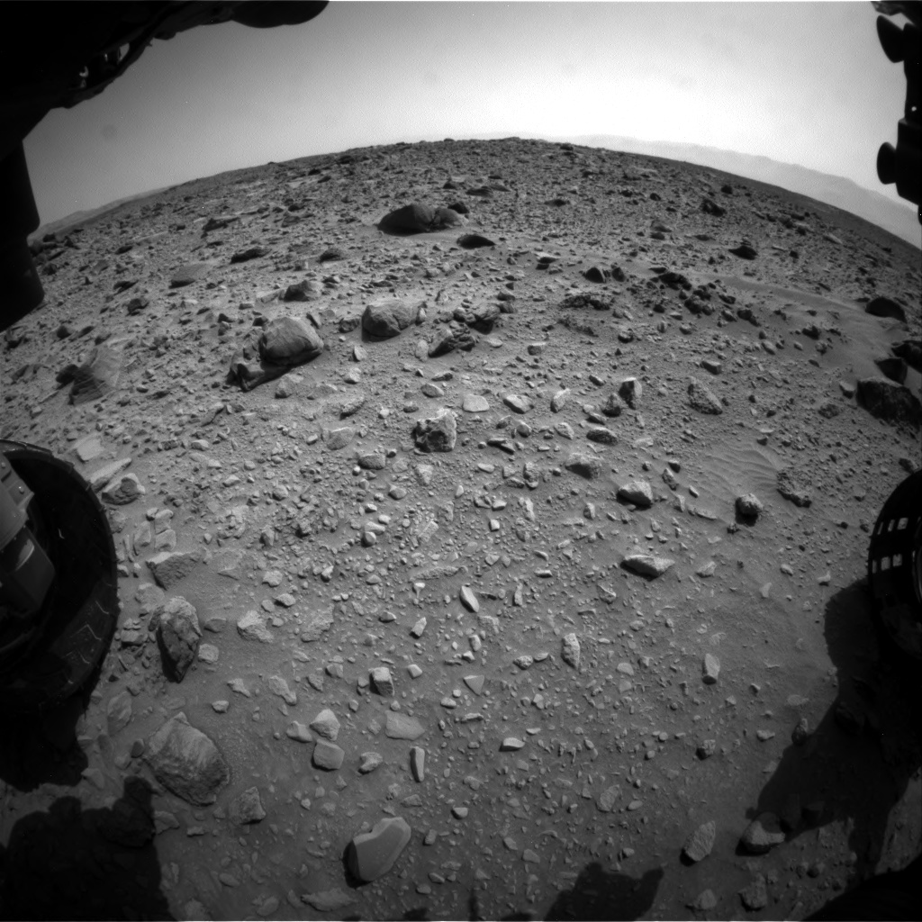 Nasa's Mars rover Curiosity acquired this image using its Front Hazard Avoidance Camera (Front Hazcam) on Sol 692, at drive 1116, site number 39