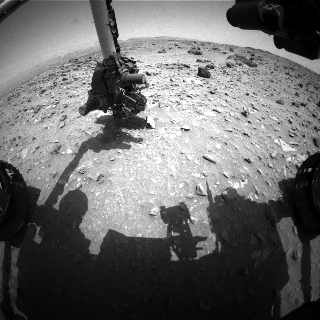 Nasa's Mars rover Curiosity acquired this image using its Front Hazard Avoidance Camera (Front Hazcam) on Sol 696, at drive 1396, site number 39