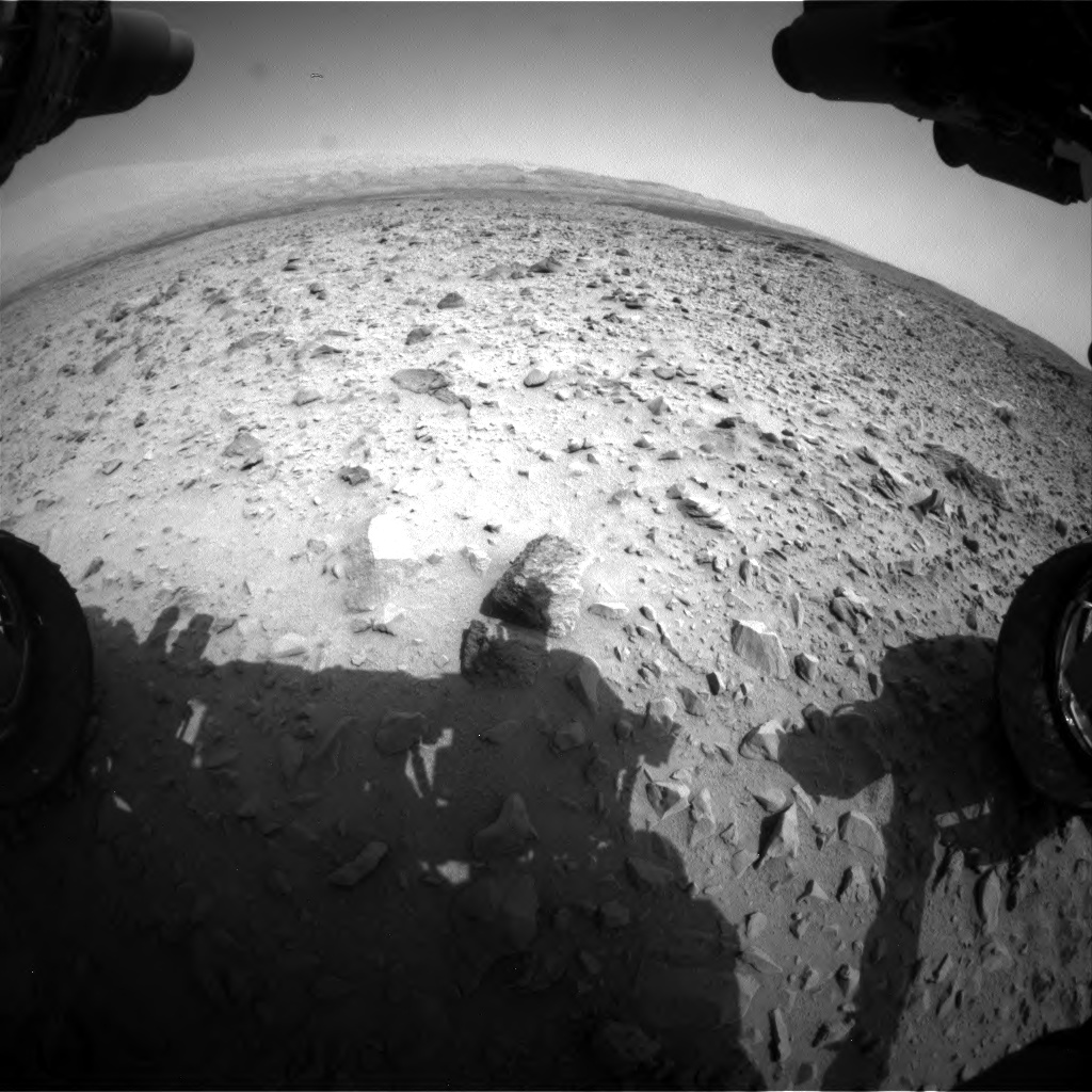 Nasa's Mars rover Curiosity acquired this image using its Front Hazard Avoidance Camera (Front Hazcam) on Sol 696, at drive 1552, site number 39